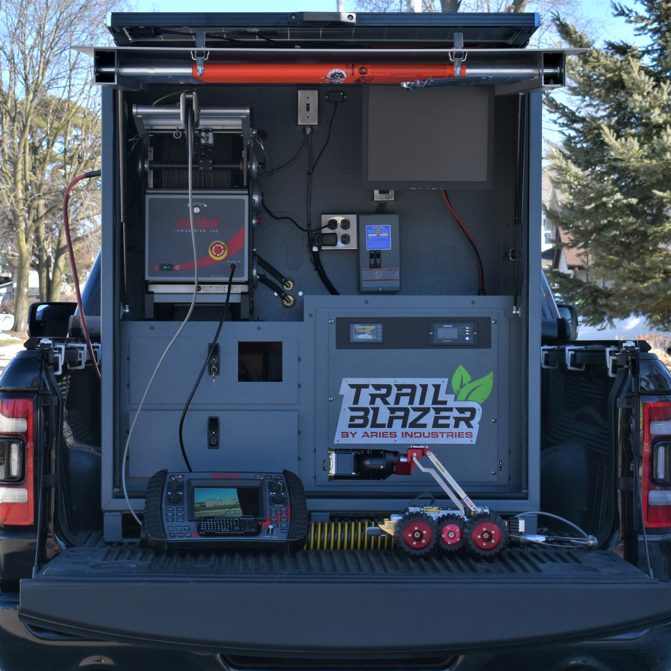 Take your sewer inspections green with TrailBlazer Mobile Enclosure Hybrid Options