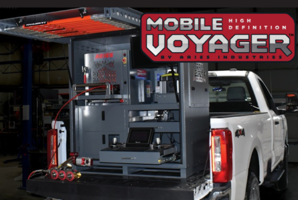 Portable sewer inspection equipment mounted in TrailBlazer enclosure