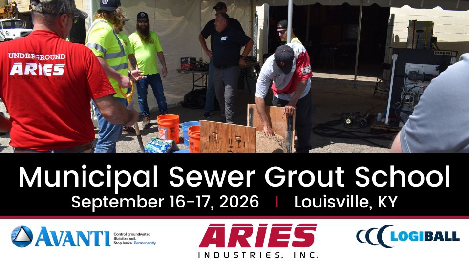 September 2026 Municipal Sewer Grout School